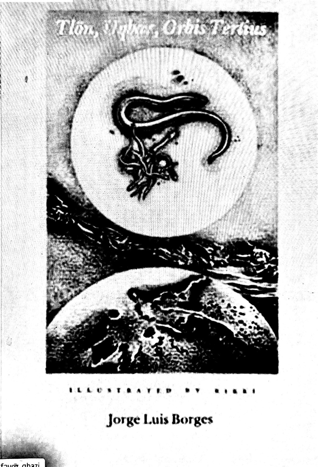 Tlön, Uqbar, Orbis Tertius  (1940)  Jorge Luis&nbsp;Borges