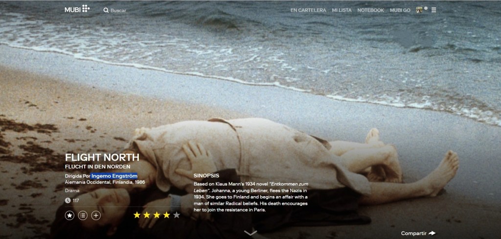 Flucht in den Norden/FLIGHT NORTH (1986) dir,  Ingemo Engström&nbsp;★★★★½